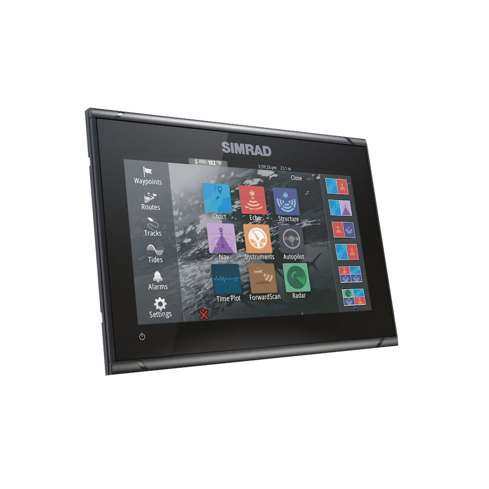 Plotter GPS GO9 XSE / Pantalla Táctil 9" / Compatible con Sonar y Radar / Conectividad Inalámbrica y NMEA 2000® / Integración con Piloto Automático y Sistemas de Sonido / Tecnología Active Imaging™ 3 en 1