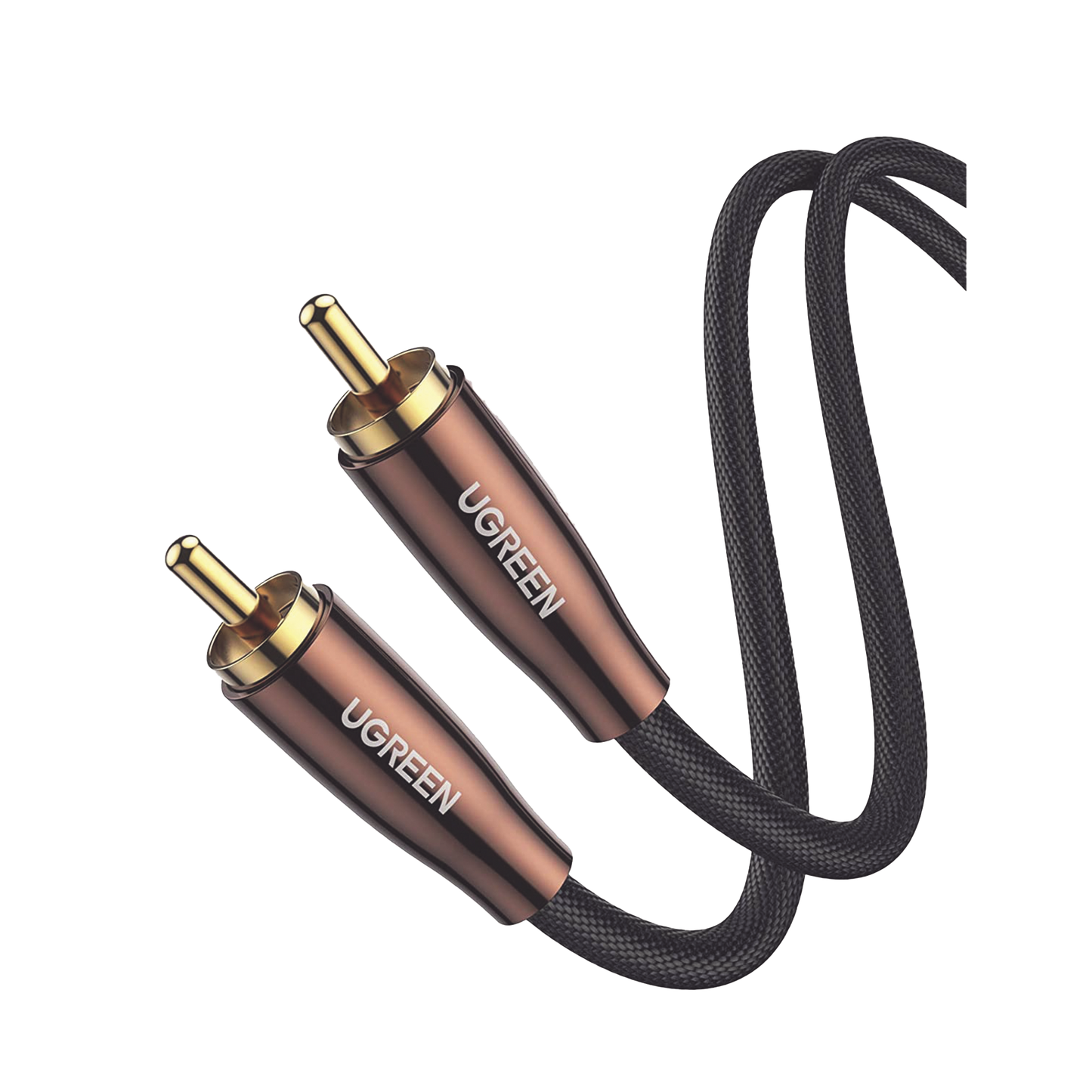 Cable de Audio Coaxial Macho a Coaxial Macho (S/PDIF) / 5.1 Canales / Diseño de Blindaje Multiple / Núcleo de Cobre / Caja de Aleacion de Cobre / 2 Metros / Color Negro