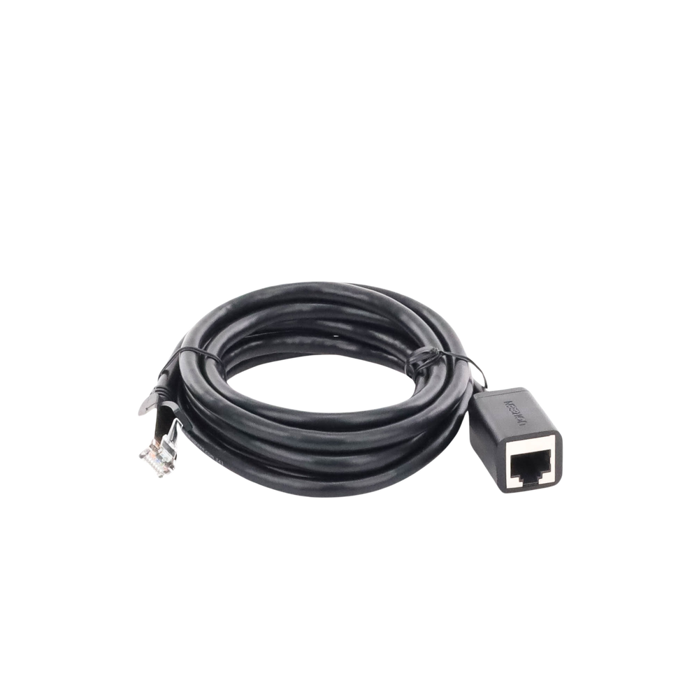 Cable de Extensión Cat6 RJ45 F/UTP / Macho a Hembra / 2 Metros (6.56 Pies) / Método de Conexión 568B / Velocidad de Transmisión 1000Mbps / Ancho de Banda del Canal 250MHz / Caja de Cobre / Negro
