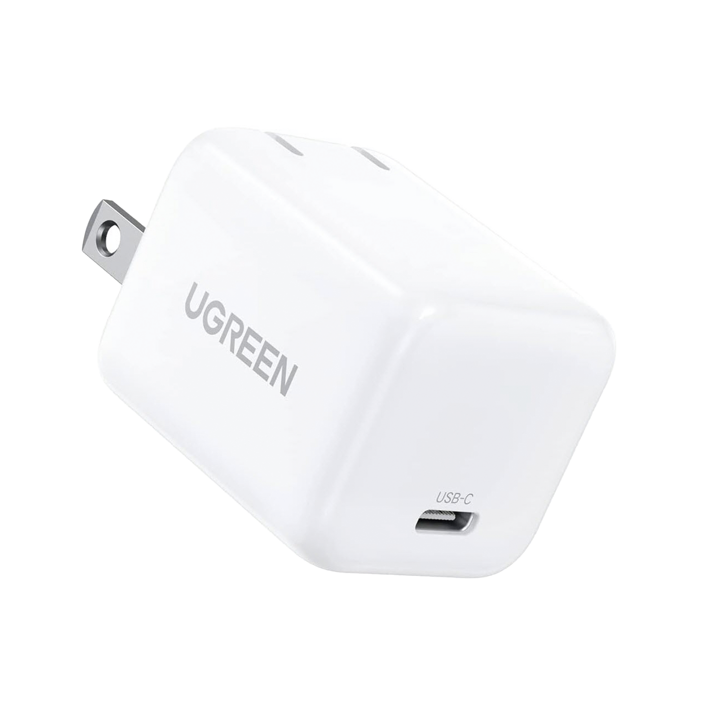 Cargador Mini de 20W serie Nexode / 1 USB-C de Carga Rápida / Tecnología GaN II / Power Delivery 3.0 / Quick Charge 4.0 / Carga Inteligente /Múltiple Protección / Mayor Eficiencia Energética / Color Blanco