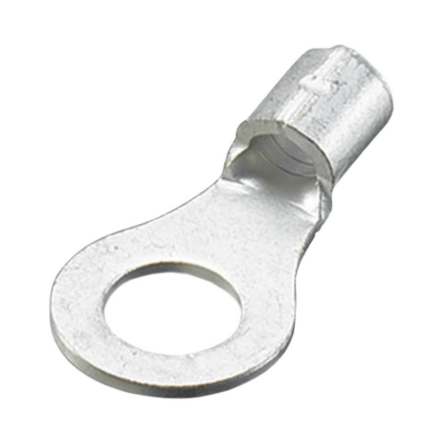 Terminal de Ojo #8 para Cable AWG12, sin Aislante.