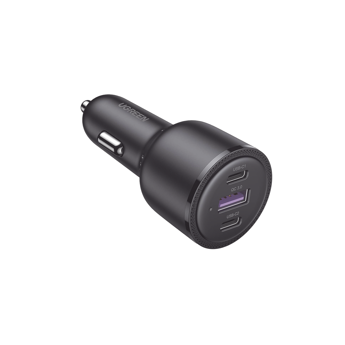 Cargador de Auto de 69W / 2 Puertos USB-C / 1 Puerto USB-A / Compatible con Vehículos de 12 y 24 VCD / Chip Inteligente / Diseño Compacto / Multi Protección / Múltiples Protocolos de Carga / ABS-PC Ignifugo.