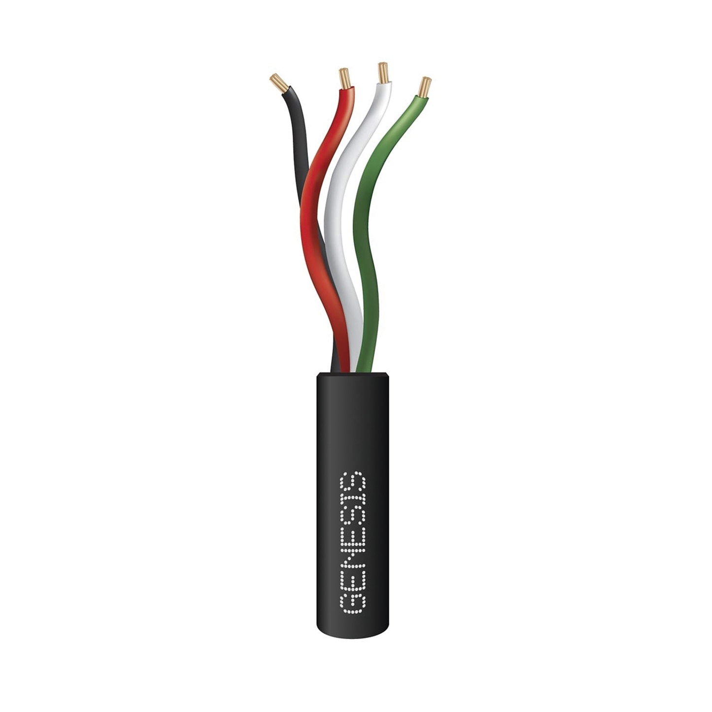 Bolsa de 152 Metros / Cable de Cobre / 4 x 22 AWG / Riser / Para Interior / Color Negro / Para Aplicaciones de Alarmas de Intrusión y Automatización