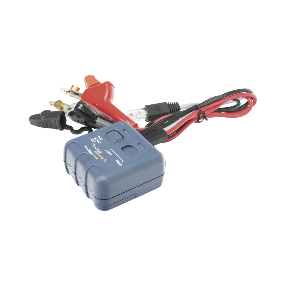 Generador y Sonda (Detector) de Tonos PRO3000, Para Identificación de Señales Analógicas en Cableado Inactivo