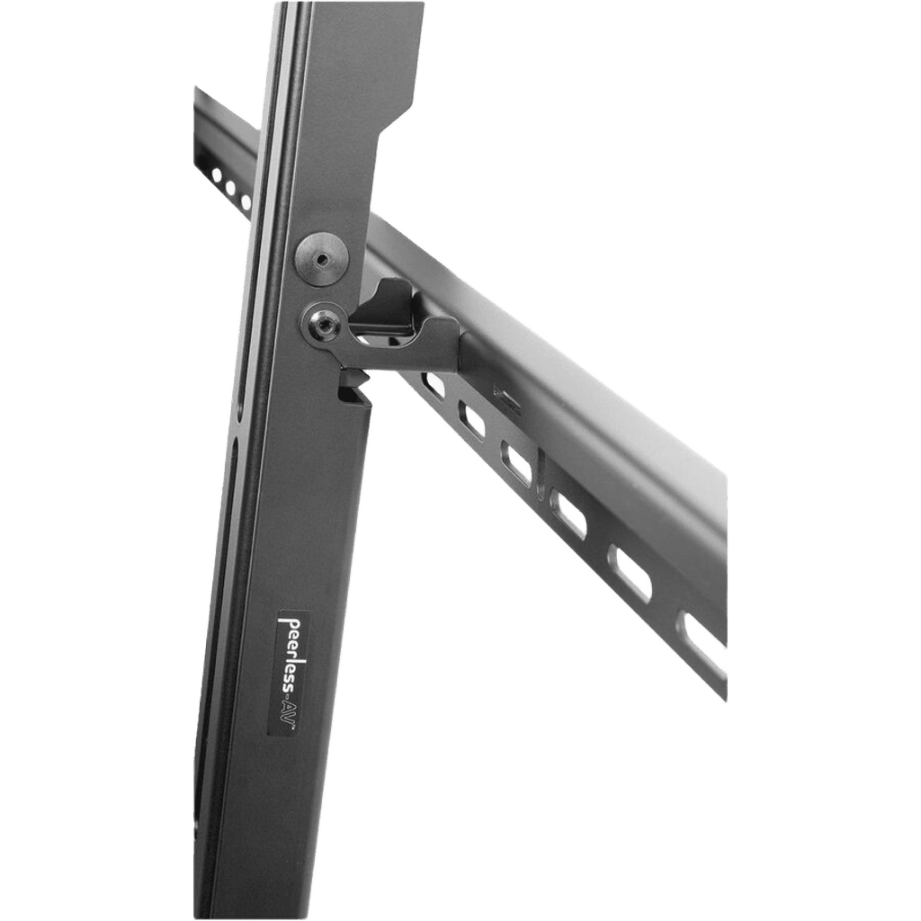 Montaje Universal Pantallas Planas 60"-98" / Capacidad 350 lb (158 kg) / Perfil Ultra Delgado 1.73" / Auto-Bloqueo sin Herramientas / Placa Abierta para Cableado / VESA hasta 1100 x 600