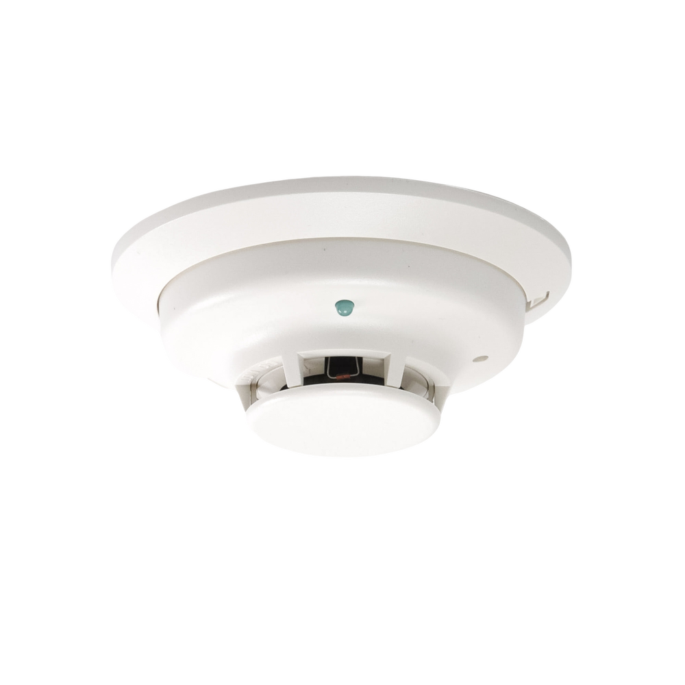 Detector Fotoeléctrico de Humo de 4 Hilos con Sensor de Temperatura a 57° C, Serie i3