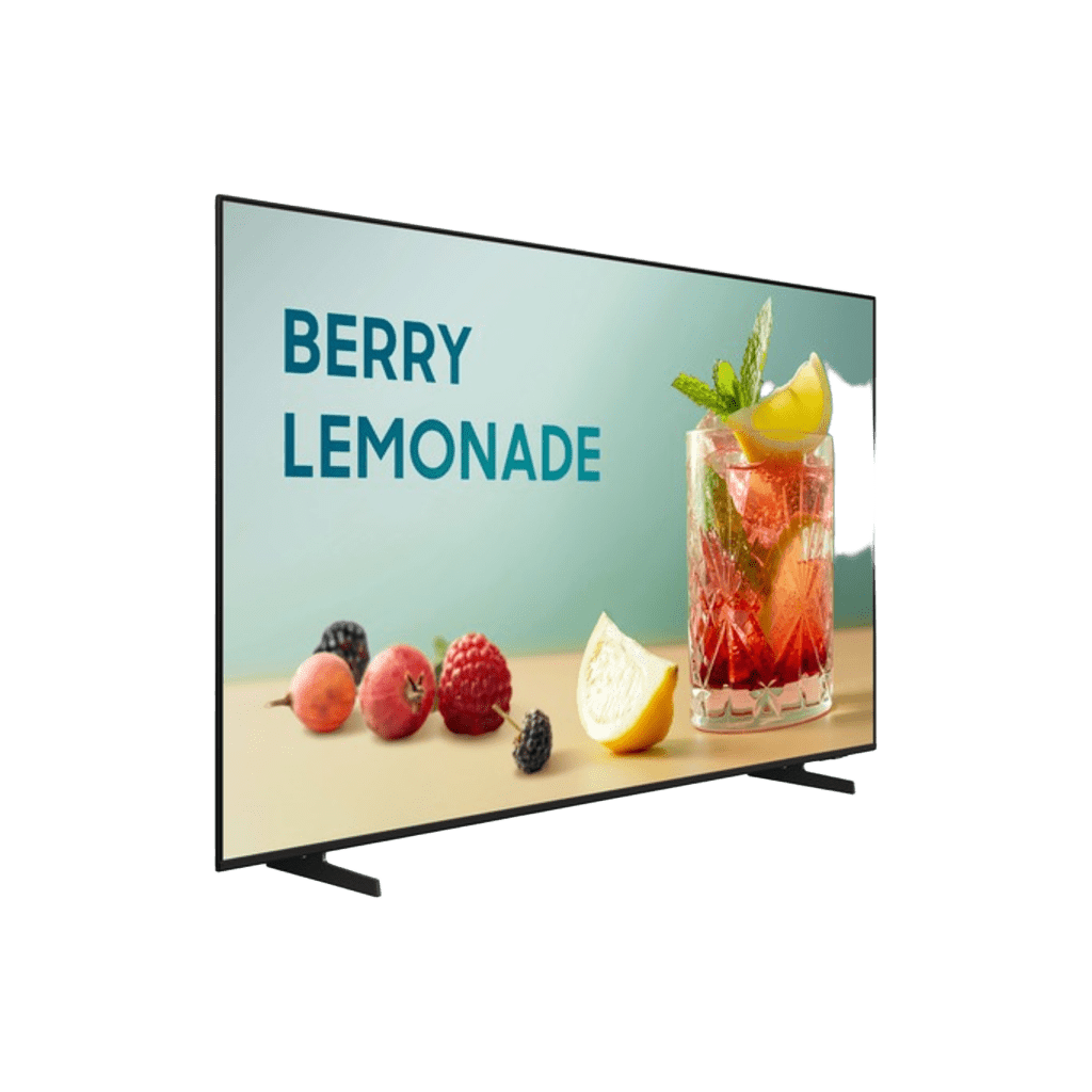 Televisor Smart Business Samsung 43" / 3 Años de garantia / 4K UHD (3840x2160) / Panel E-LED / Brillo 300 nit / WiFi 5 y Bluetooth 5.3 / Smart TV Tizen / Crystal Processor 4K / HDR10+ / Sonido 20W 2CH / Operación 16/7