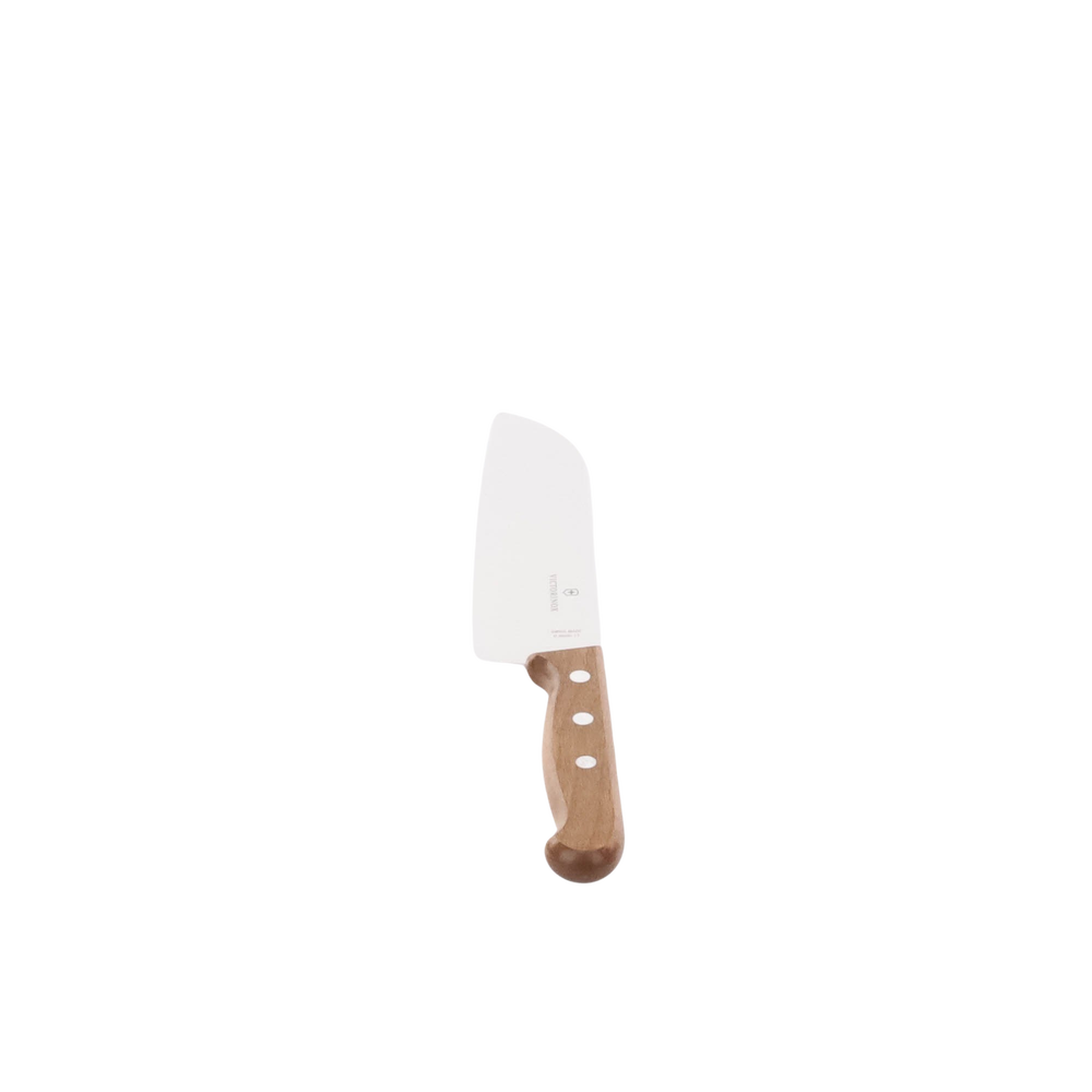 Cuchillo Santoku Wood de 17 cm, Filo con Corte Recto, Estilo Japonés