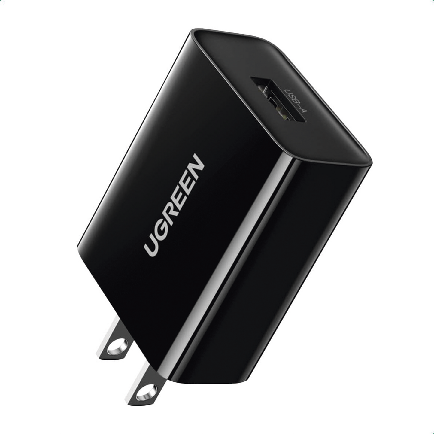 Cargador USB-A de 20W | 1 USB-A de Carga Rápida | QC3.0 | FCP | AFC| Carga Inteligente | Múltiple Protección | Mayor Eficiencia Energética | Tamaño Compacto | Carcasa Ignifuga | Color Negro.