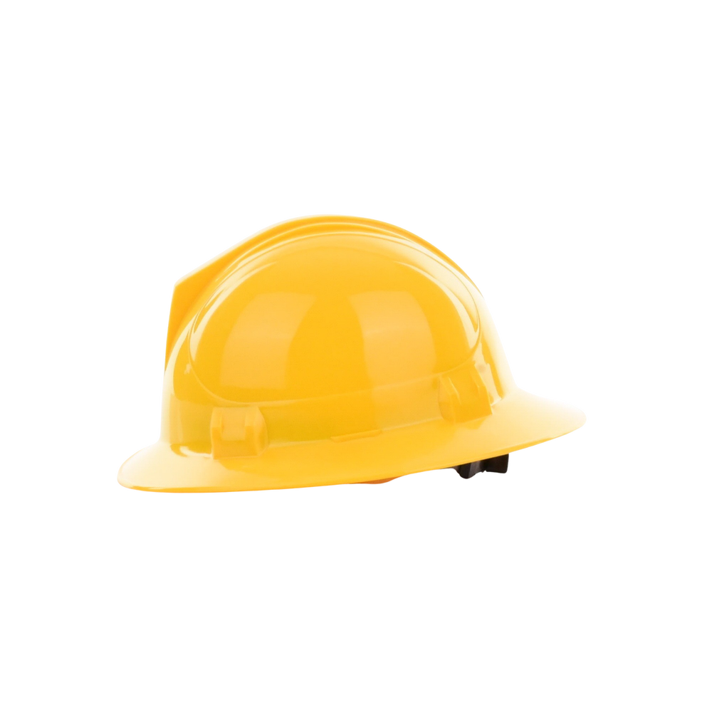 Casco de Seguridad Tipo ala Ancha / Color Amarillo