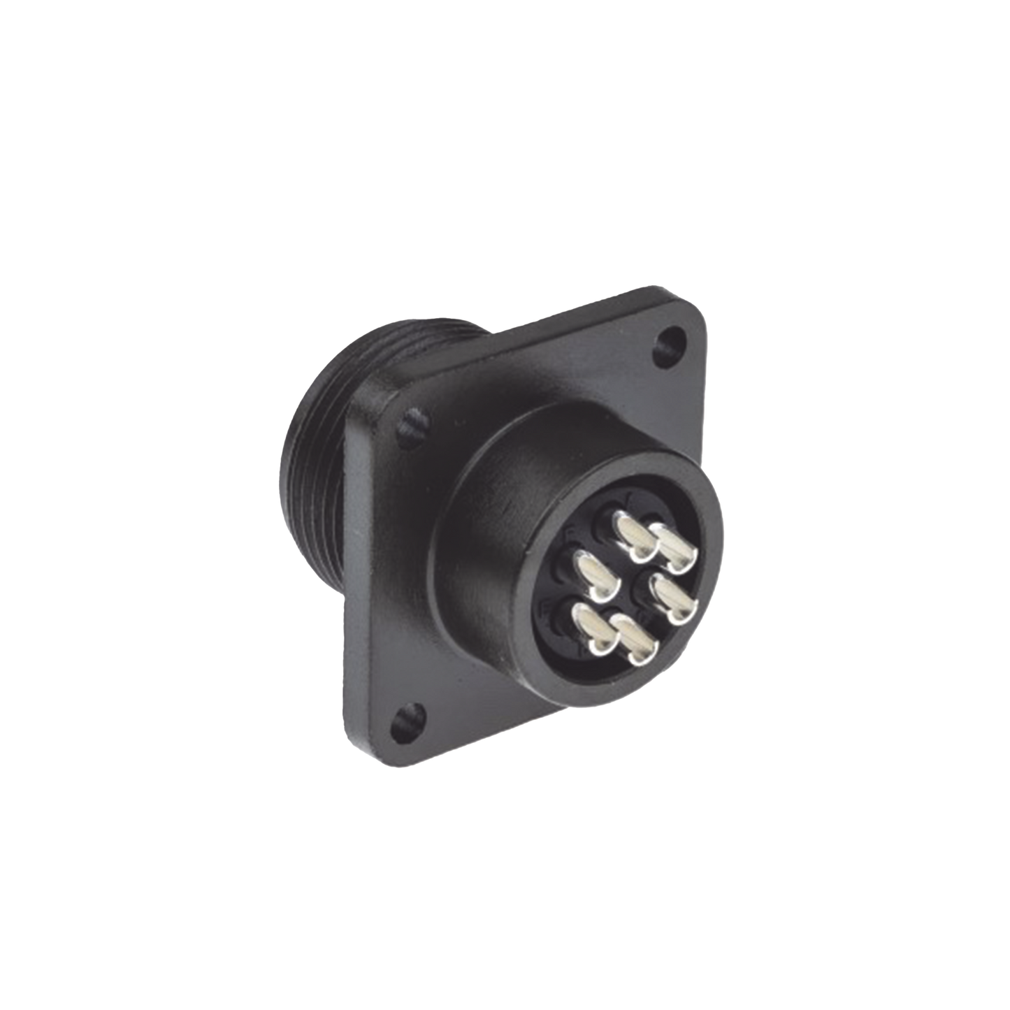 Conector Hembra Circular de 6 Terminales para uso Rudo, Amphenol