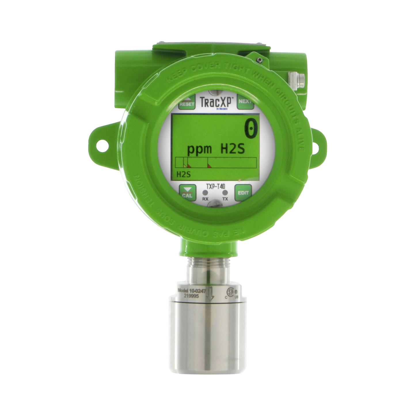 TXP-T40�??Monitor de Gas de Sensor Único Fijo Uso Industrial �?? No Incluye Detector