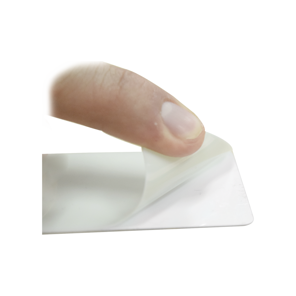 Paquete de 500 Tarjetas UltraCard 10 mil Adhesivas Imprimibles por un sólo lado / Para pegar sobre tarjetas/ CR79