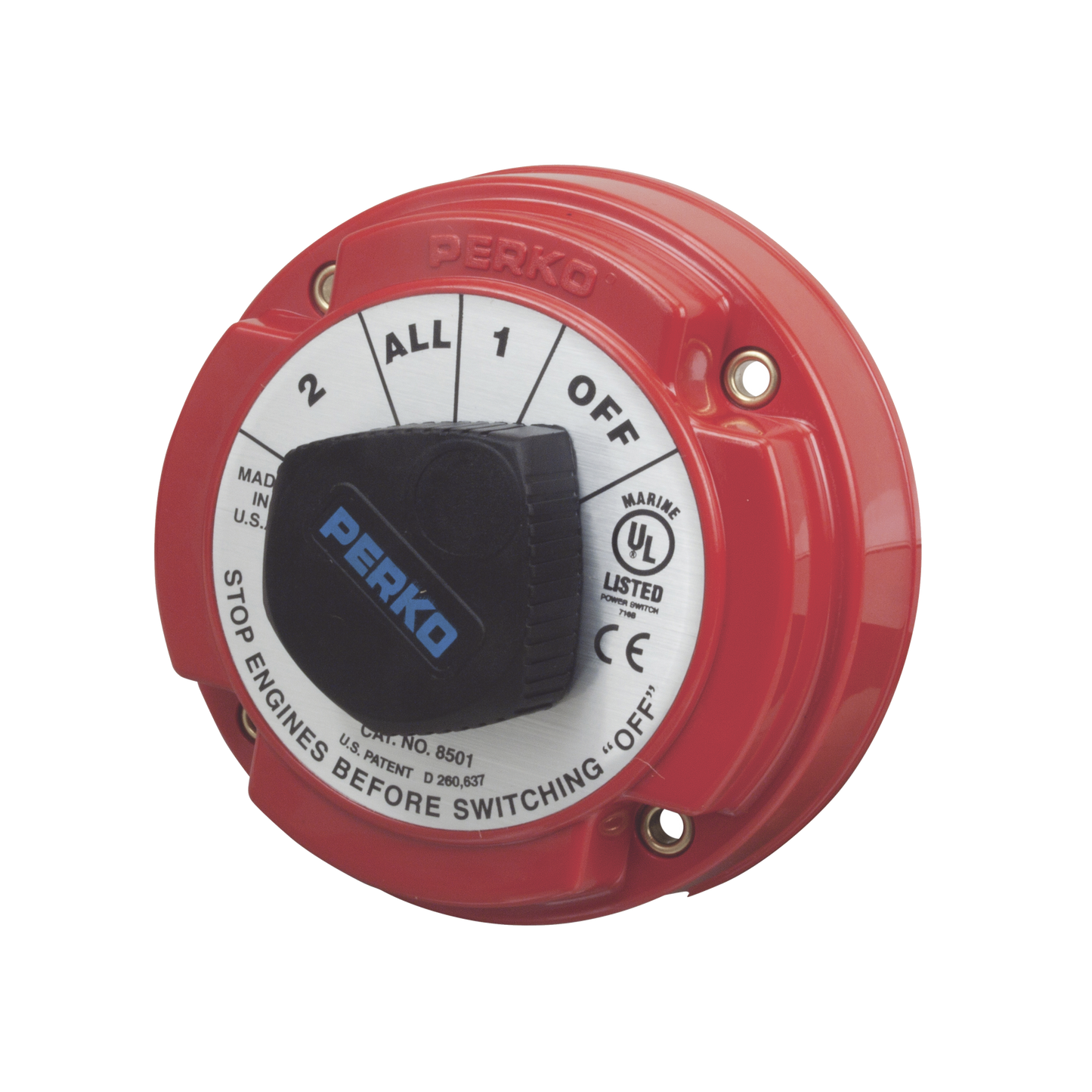 Switch Selector de Batería de Servicio Mediano, para Sistemas Eléctricos Marinos