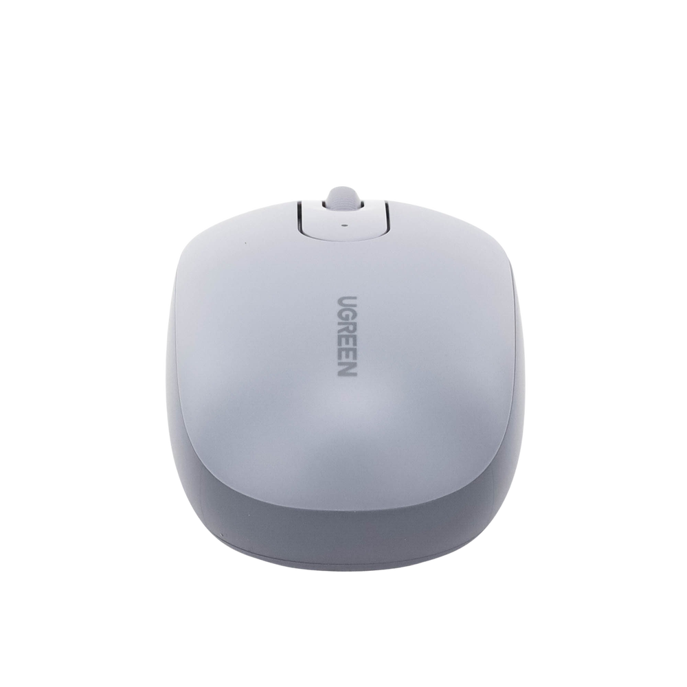 Mouse Inalámbrico 2.4G 800/1200/1600/2400 DPI | Función de 3 botones | Alcance 10m | Silencioso | Ergonómico | Anti-caída y Anti-interferencias | Batería Alcalina AA incluida | Color Grey.