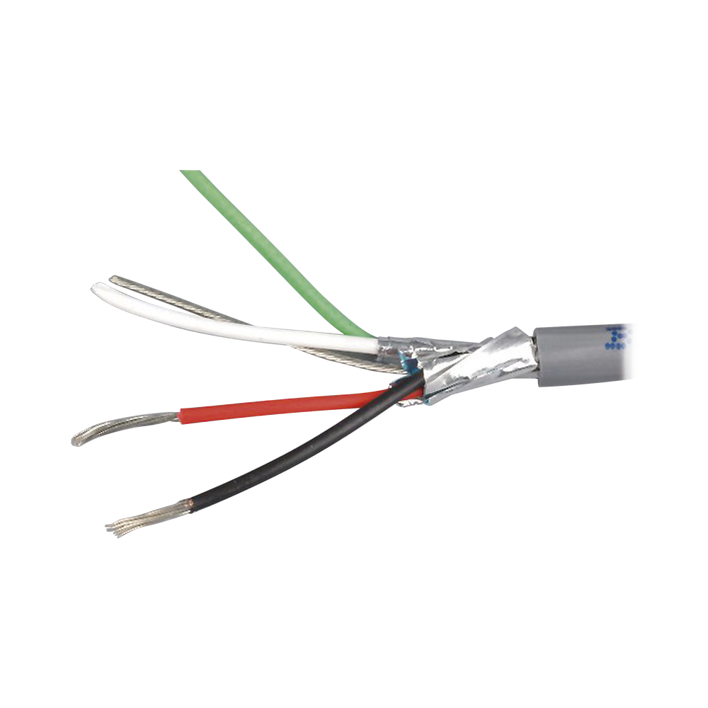Cable 4 x 16 AWG / Blindado / 305 Metros (1000 Pies) / Riser / UL / Color Gris / Hecho En México