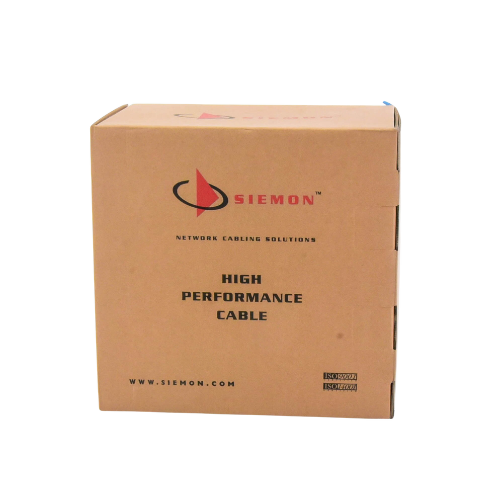 Bobina de Cable UTP Reelex, de 4 Pares, Alto Desempeño Cat6, PVC (CM), Color Azul, 23 AWG, 305 Metros (1000 Pies)