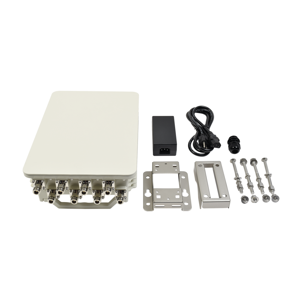 Punto de Acceso Conectorizado Super WiFi Doble Banda en 2.4 y 5 GHz, Hasta 1 km de Cobertura, MIMO 8X8 Para Industria 4.0, Carcasa IP67, Hasta 1167 Mbps