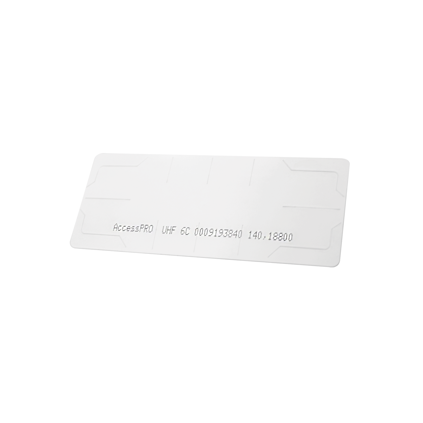 UHF TAG Adherible Tipo Etiqueta / EPC GEN 2 / Se Adhiere al Cristal del Vehículo / Compatible con Lectoras de Largo Alcance PRO12RF