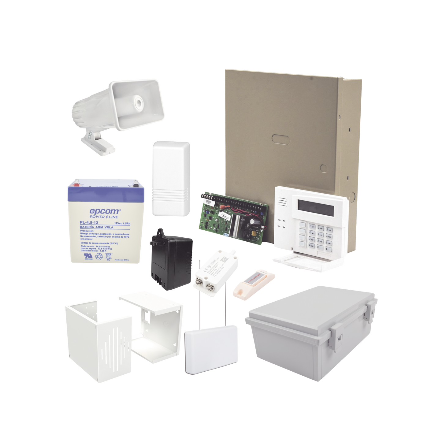 Kit de Inicio para Alarma Vecinal con botón de Largo Alcance