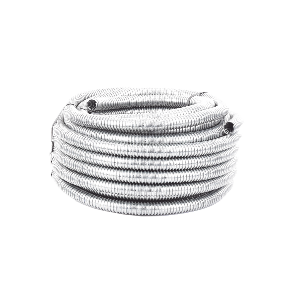 Tubo Flexible galvanizado de 1" (25 mm) Rollo con 30 mts