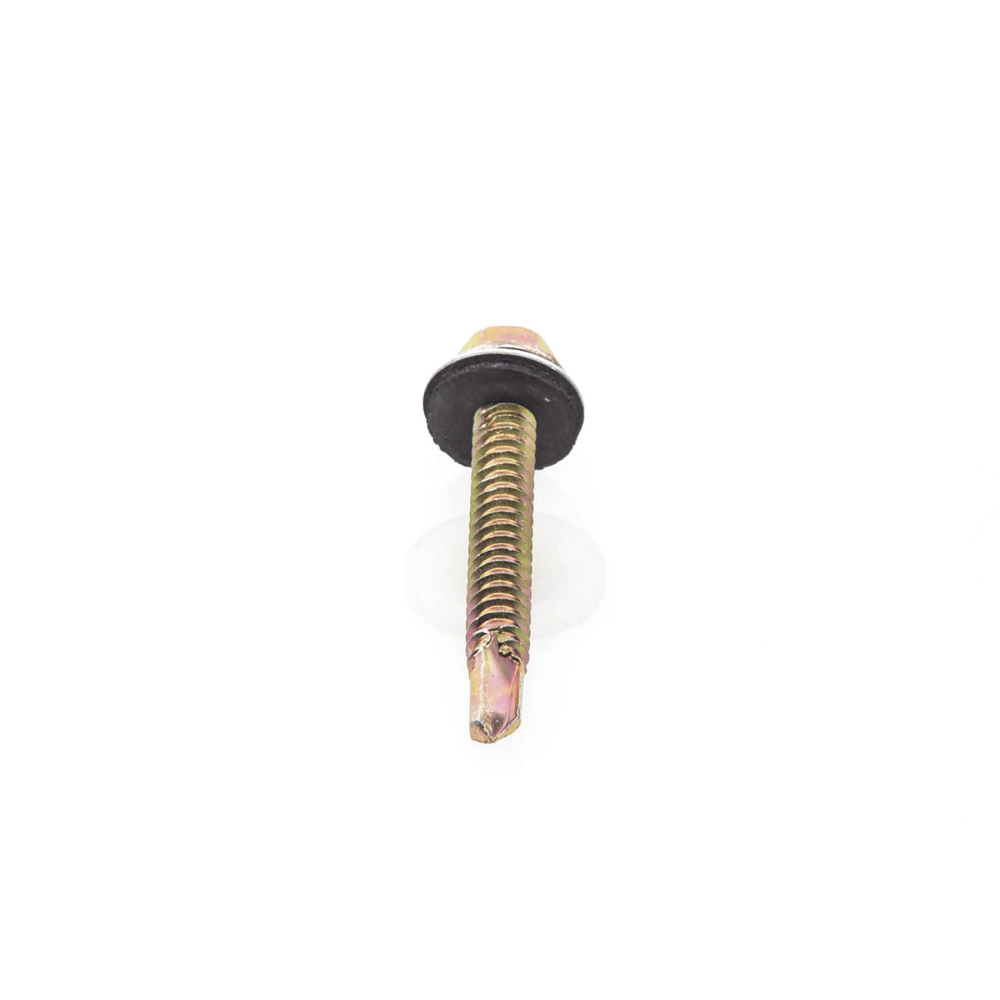 Tornillo Punta Broca Sello Montado 6.5 X 50 mm (1/4" X 2") Caj. C/100pz.