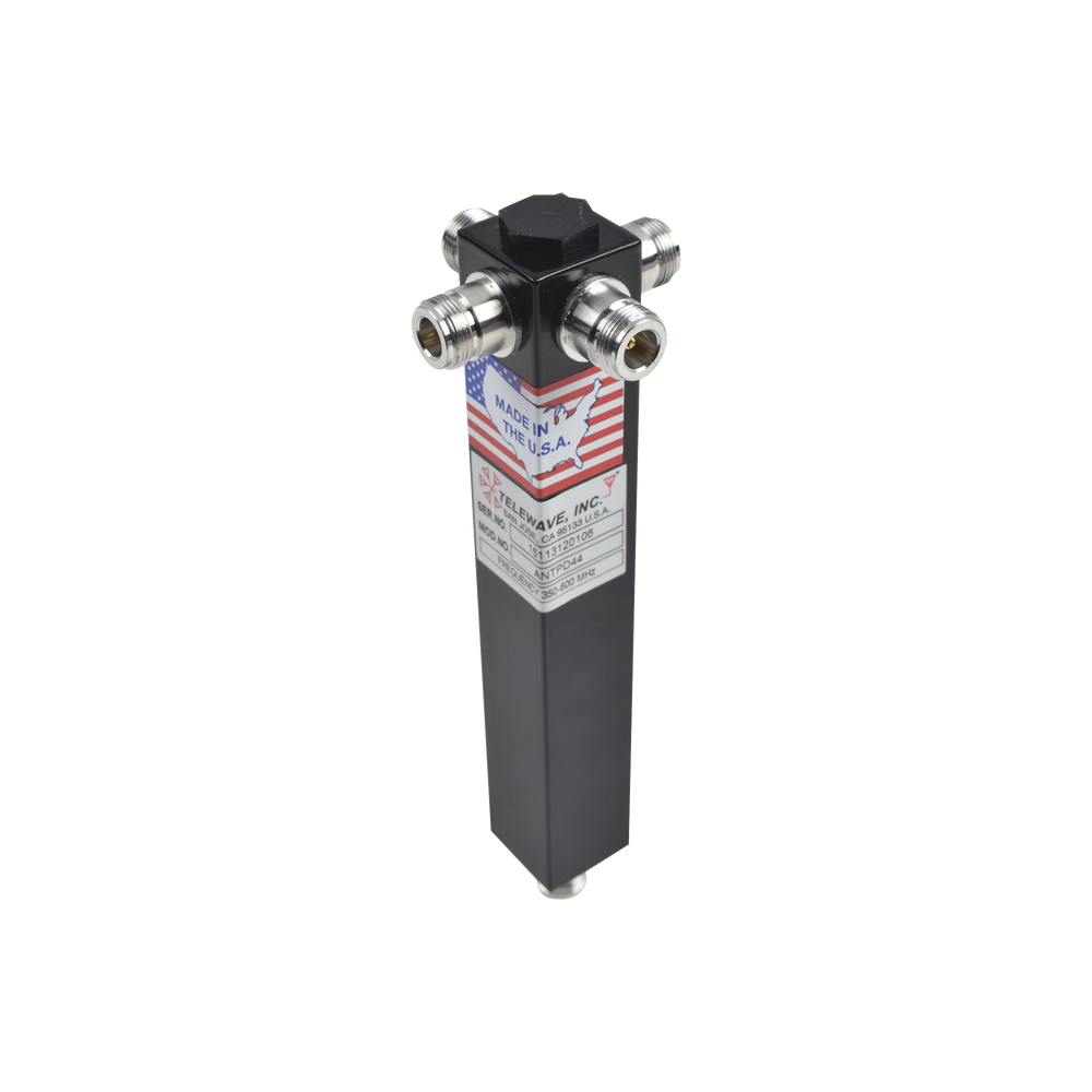 Divisor de Potencia de 4 vías, 350-600 MHz, 500 W, Conectores N Hembra.