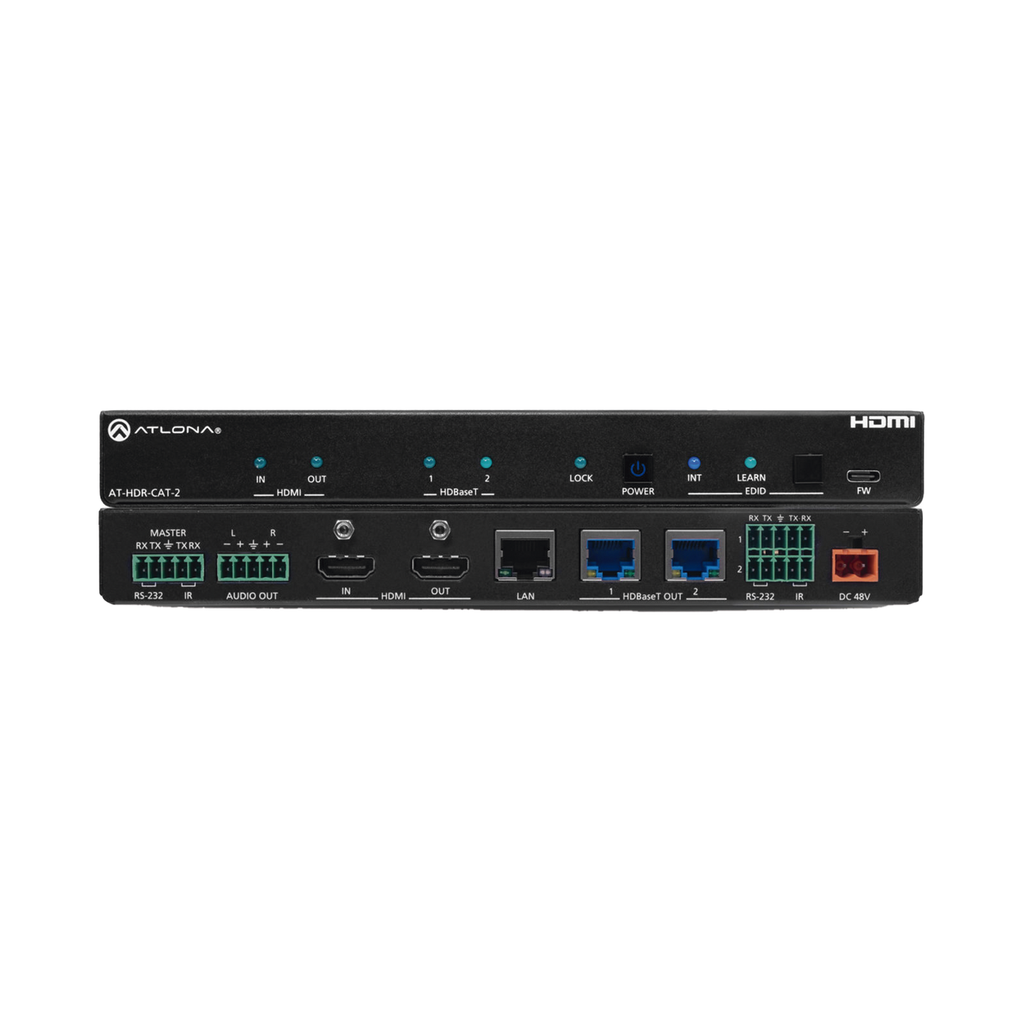 AMPLIFICADOR DE DISTRIBUCIÓN HDMI A HDBASET 4K HDR DE DOS SALIDAS