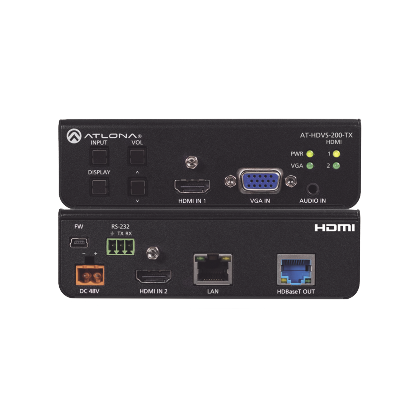 HDMI (2 INPUT) PLUS VGA SWITCHER ; CONTROL ; AND HDBASET OUTPUT (100 M)