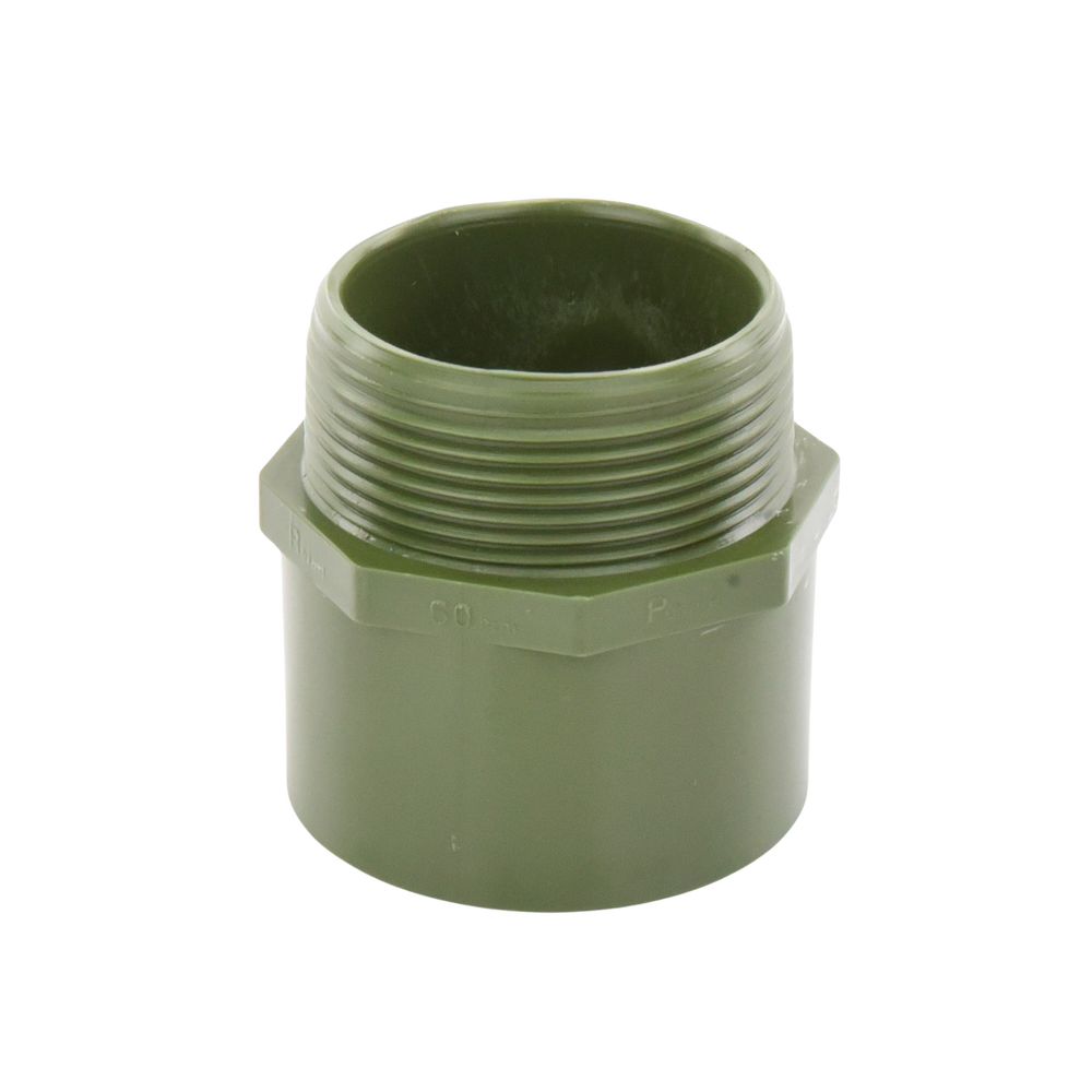 Conector para Tubería PVC Conduit Pesado de 2 1/2" (60 mm).
