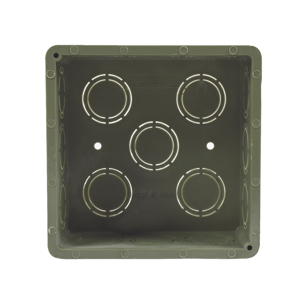 Caja Cuadrada de 1/2" - 3/4" para PVC Conduti Pesado.