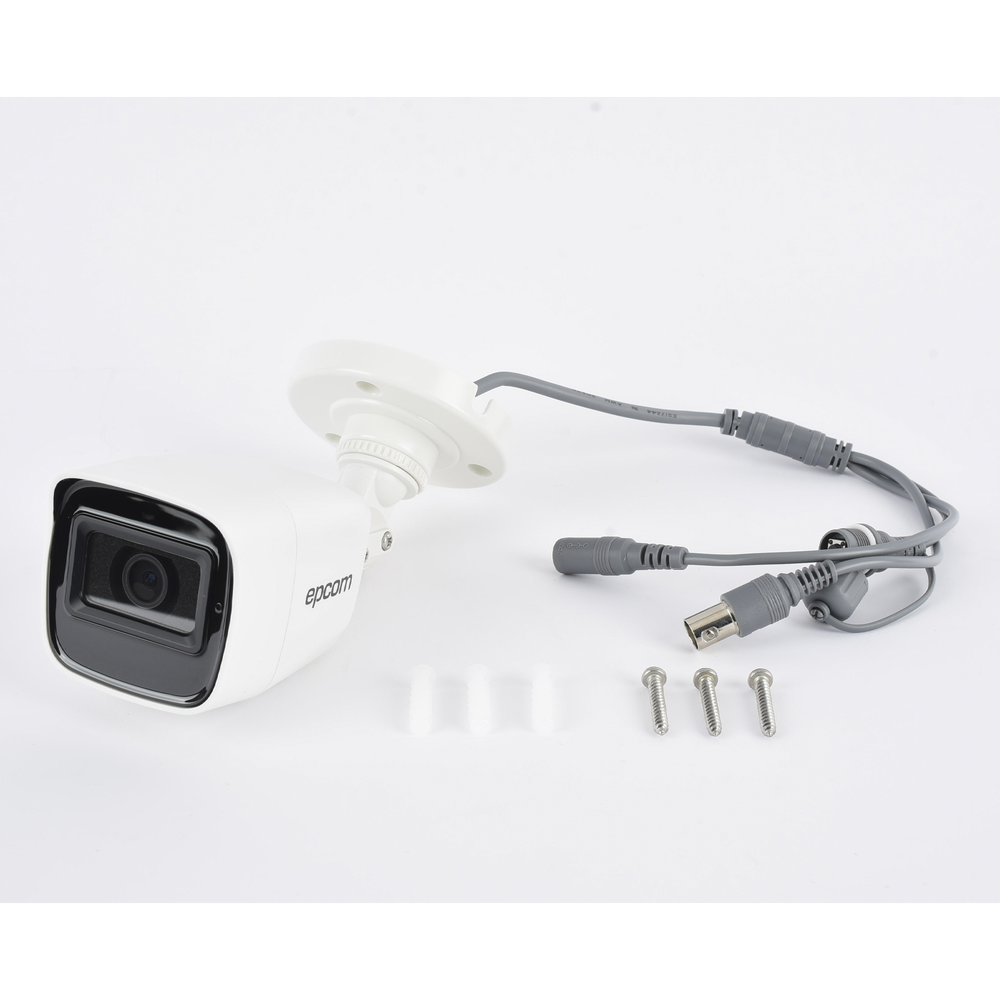AUDIO POR COAXITRON / Bala TURBOHD 2 Megapixel (1080p) / Gran Angular 106° / Lente 2.8 mm / 25 mts IR EXIR / Exterior IP66 / 4 Tecnologías / dWDR