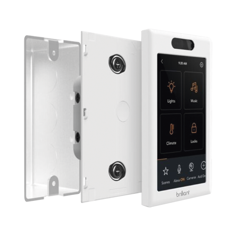 Control de iluminación touch desde su pantalla en pared