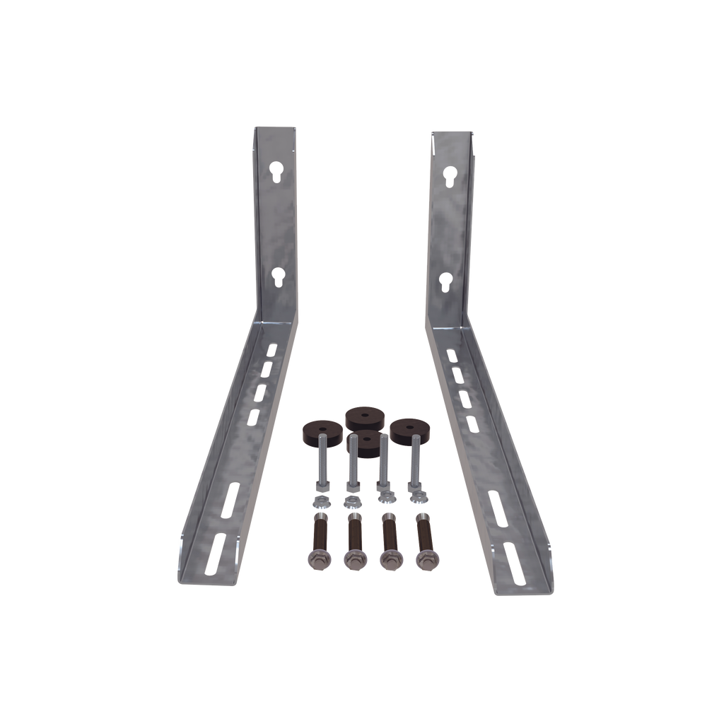 Base Mini split / Para Condensador o Unidad Externa / Galvanizada / Montaje de pared / Capacidad de 1 a 3 toneladas / EPCOM INDUSTRIAL