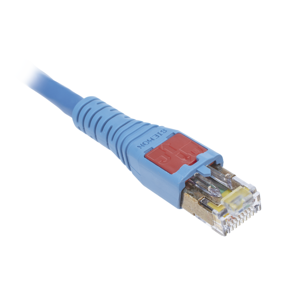 Patch Cord Tipo BladePatch, Desconexión Desde la Bota, Cat6, 7ft, Color Azul, Versión Bulk (Sin Empaque Individual)