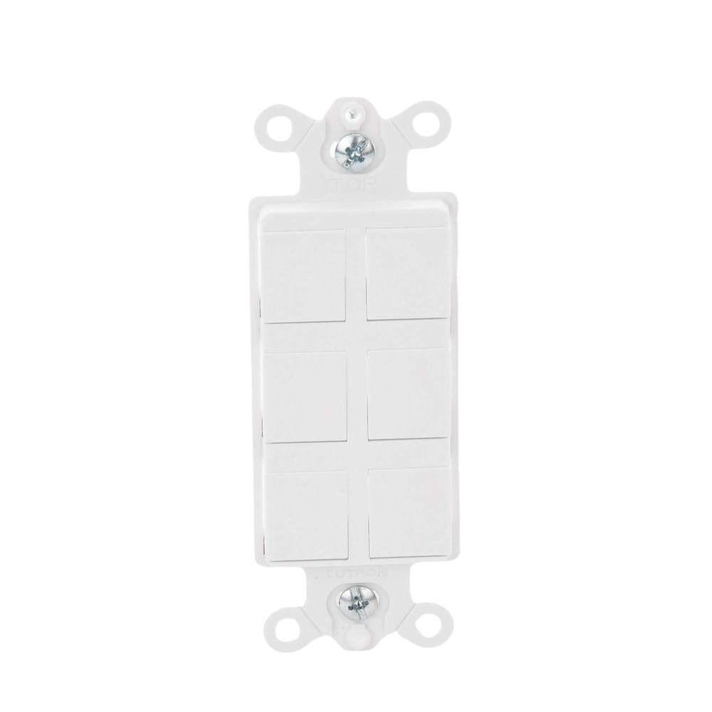 Caja de pared para contactos varios, 6 mini espacios.