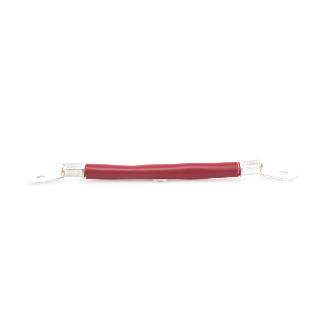 Cable para Baterías, 0.2 m, rojo, Calibre 2 AWG con Terminales de Ojo en Ambos Extremos