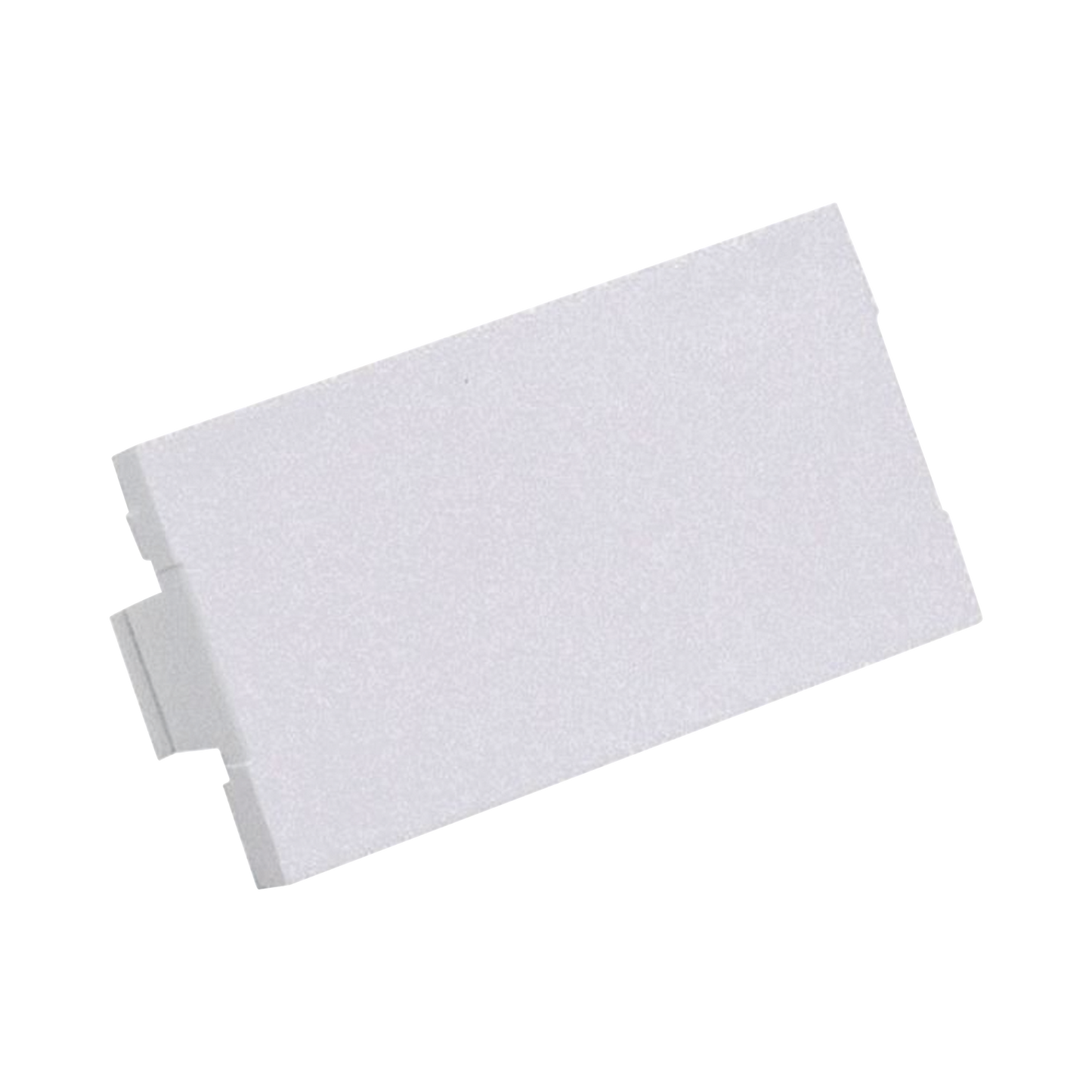 Módulo de Tapa Ciega (Inserto Ciego), de 1/3, Color Blanco Mate, 1 Pieza
