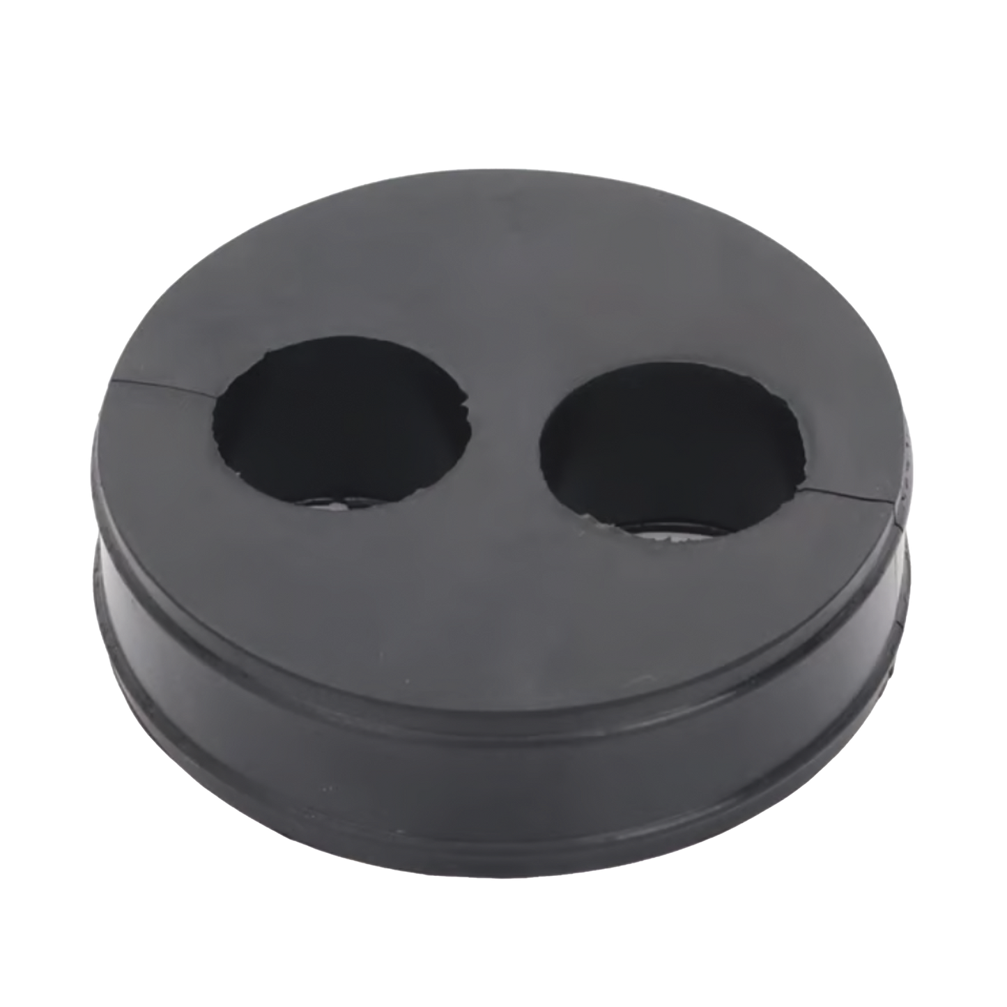 Inserto o Bota de Caucho de 4" Con Dos Orificios para Cable de 7/8 in