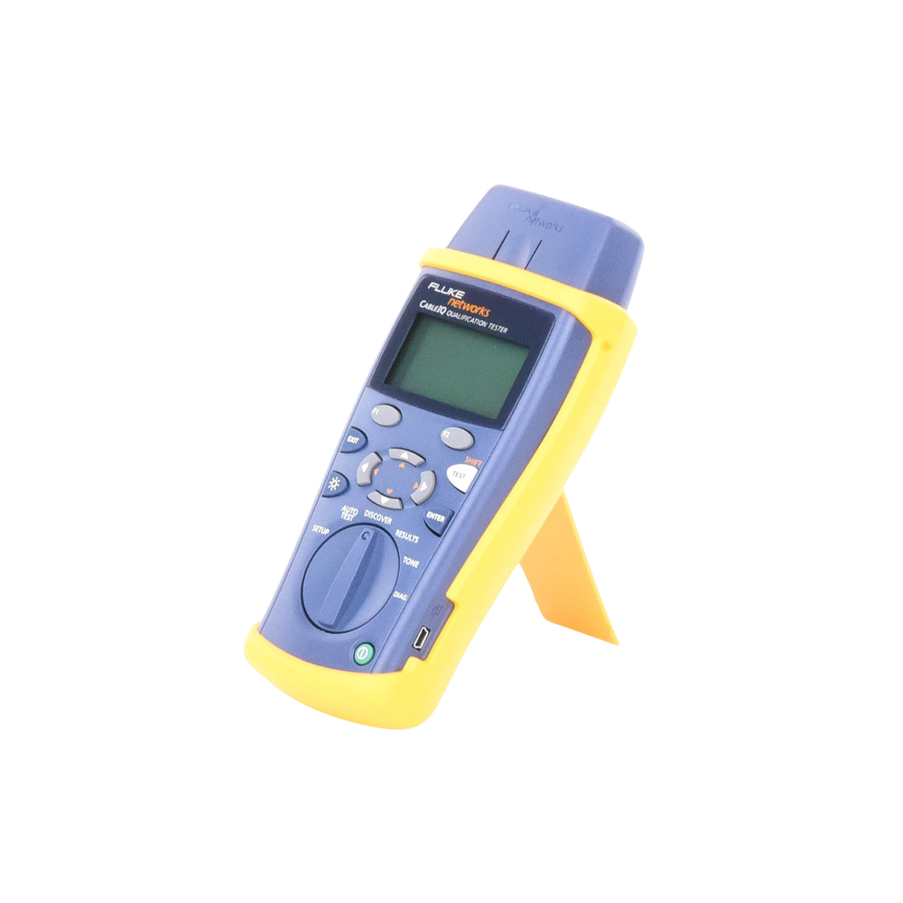 Calificador de Red CableIQ™, para Medición de Capacidades en Redes 10/100/1000 Base-T, y Compatibilidad con VoIP, Datos y Vídeo