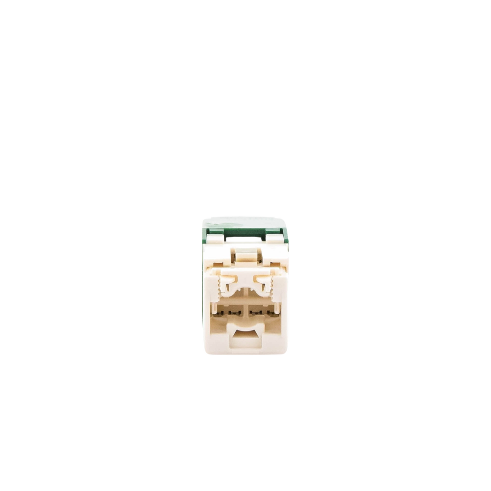 Conector Jack RJ45 Estilo TG, Mini-Com, Categoría 6, de 8 Posiciones y 8 Cables, Color Verde