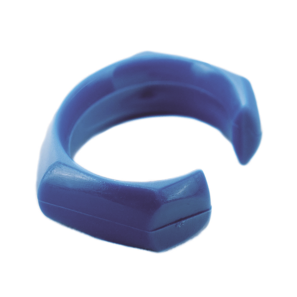 Clip de Identificaci�n para Patch Cord Siemon, Color Azul, Bolsa con 25 Piezas