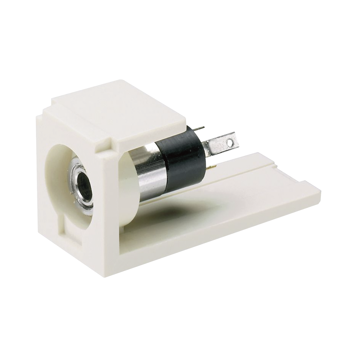M�dulo Est�reo de 3.5 mm (0.14 Pulgadas), Tipo Mini-Com, Para Soldar, Color Blanco Mate