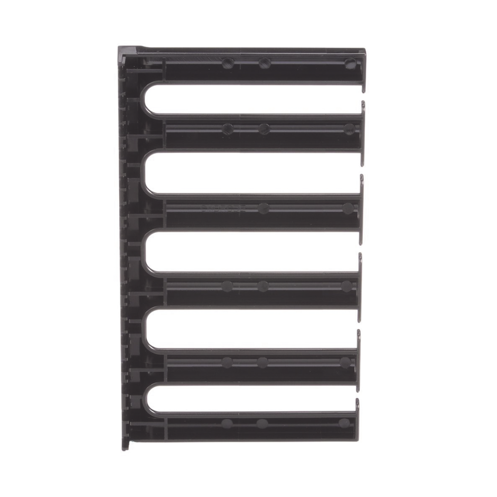 Dedos Administradores con Control de Radio de Curvatura, 5 in de Profundidad, 5 UR, Color Negro