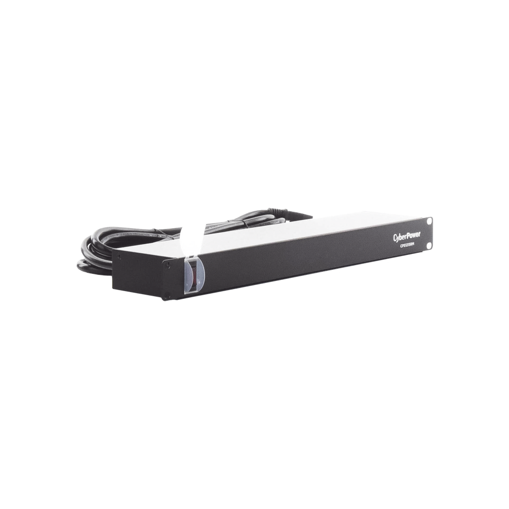 PDU Básico Para Distribución de Energía, Con 10 Tomas NEMA 5-15R Traseras, 1UR, 15 Amp, 120 Vca