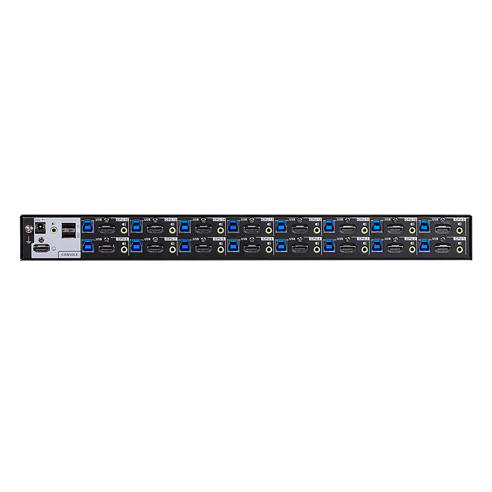 Switch KVM | 16 Puertos | 4K USB 3.0 | Video DynaSync™ | Conexión en Cascada | Función Pantalla Múltiple