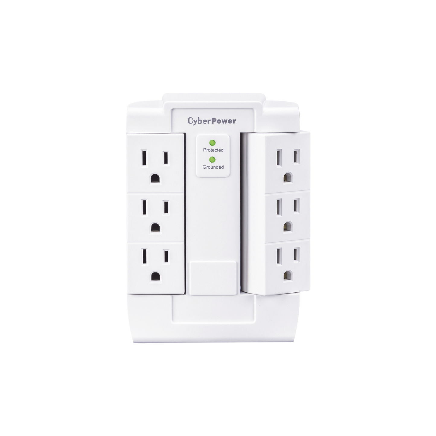 Multicontacto Con Supresor de Picos de Tecnología MOV y Filtro de Ruido EMI/RFI de 6 Tomas NEMA 5-15R de 900 Joules