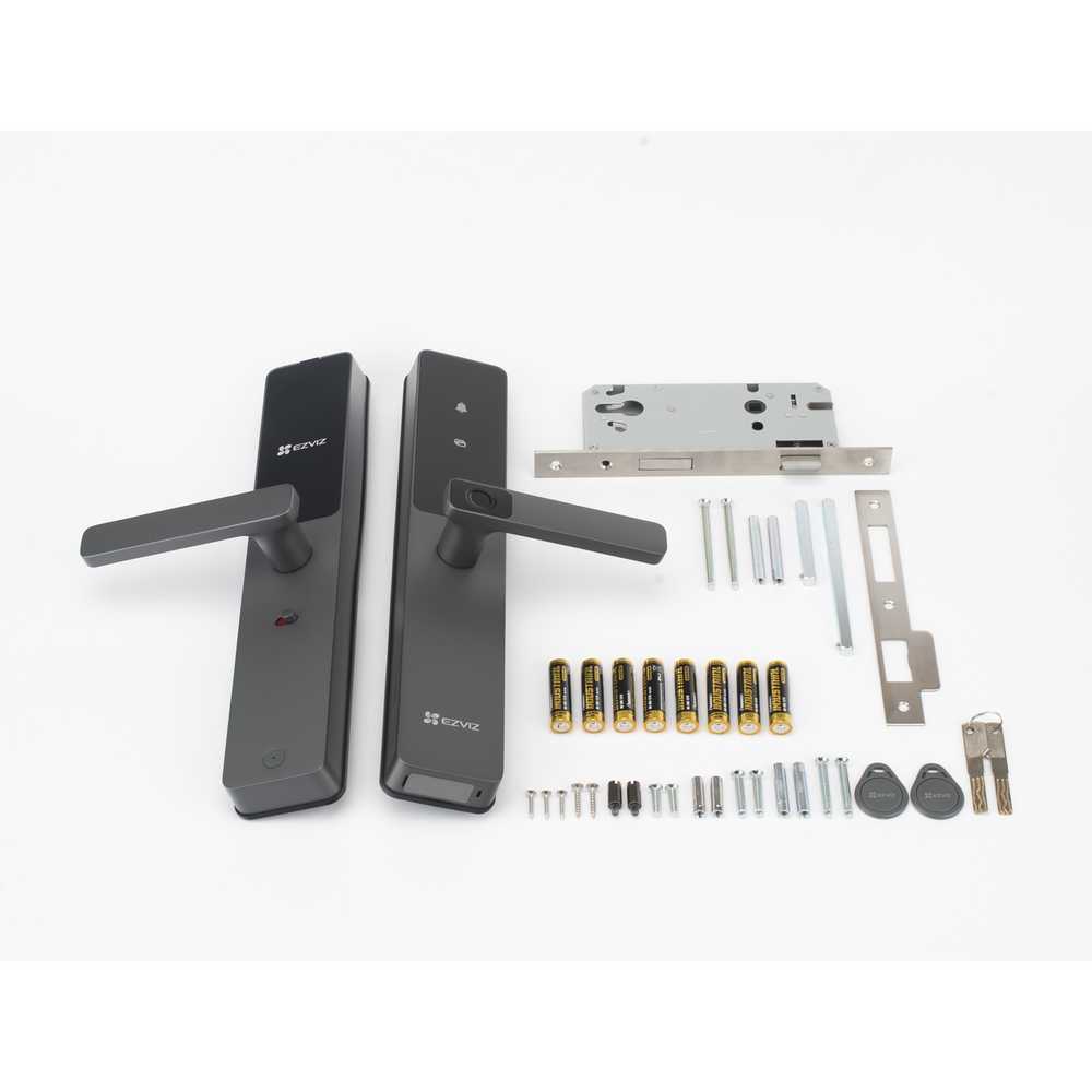 Cerradura Inteligente / Cerrojo Tipo Americano / Wi-Fi / Bluetooth / Códigos Temporales Para Visitantes / Lectura de Huella / Lectura de Tag / Contraseña / Botón para Timbrar / Apertura remota desde la APP / No Requiere Hub