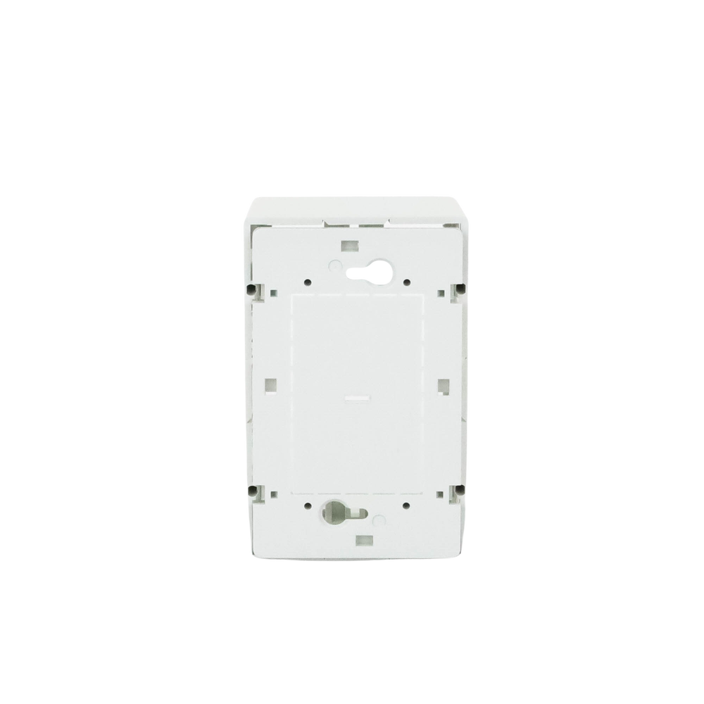 Caja de Montaje Superficial, Para Placas de Pared (Face Plates), Color Blanco