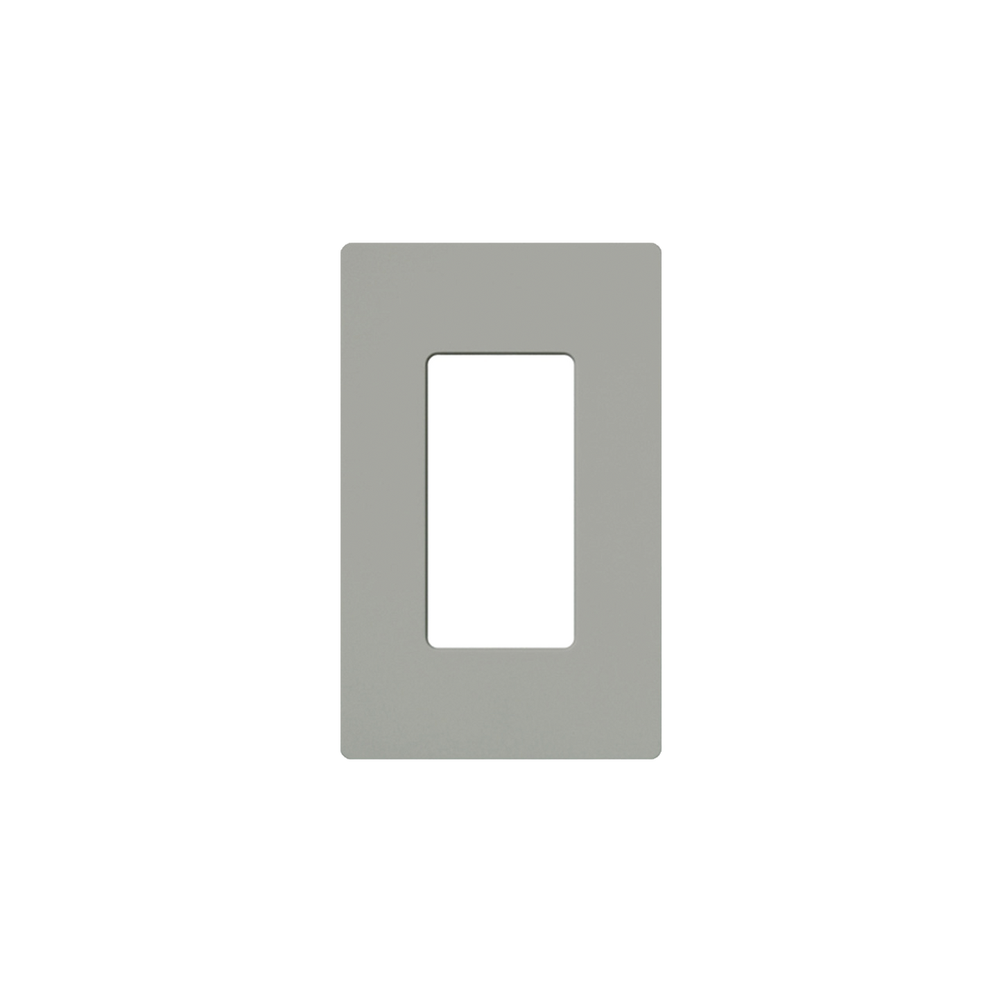 Tapa Color Gris para interruptor o dimmer Lutron, 1 gang, limpio y moderno